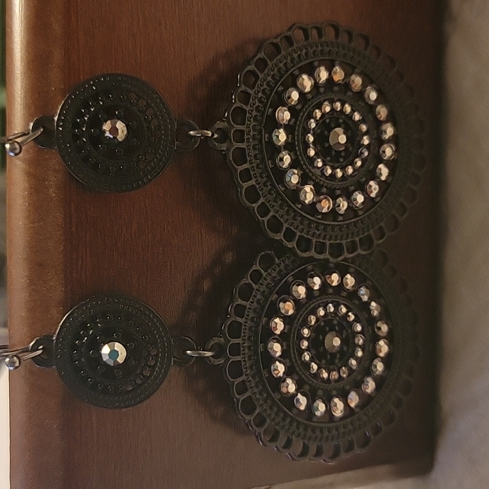 Black earrings